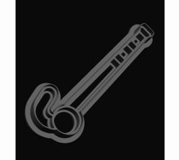 Hockey Ball and stick Cookie Cutter 