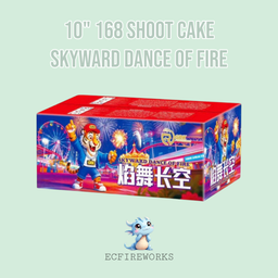 10" 168 SHOOT CAKE - SKYWARD DANCE OF FIRE