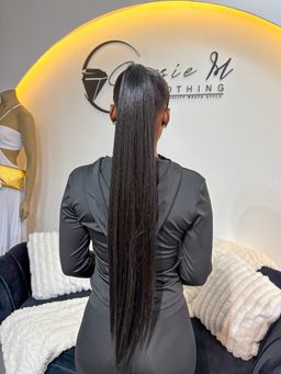 Goda combo (12 inch uncustomised closure, 3 human blend bundles)