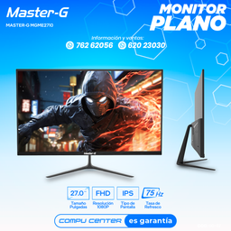 MASTER-G MGME2710 / 27.0¨ FHD / MONITOR PLANO / PANEL IPS / FRECUENCIA 75HZ