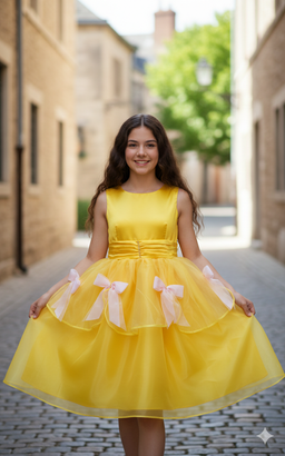 DARLINGS YELLOW PRINCESS DRESS