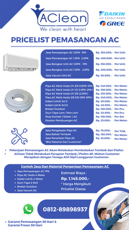 Jasa Pemasangan AC Split