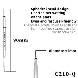 SOLDERING TIP WYLIE C210-Q