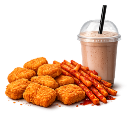 Nuggets + Masala Fries + Milkshake 500ml