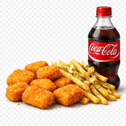 Nuggets + Garlic Fries + Soda 350ml