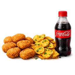 Nuggets + Bhajia + Soda 350ml