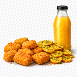 Nuggets + Bhajia + Juice 450ml