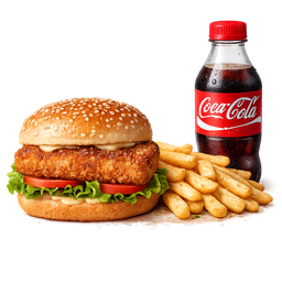 Crunch Burger + Classic Fries + Soda 350ml