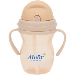 Tasse d'apprentissage Alvär - Gobelet avec paille 275ml