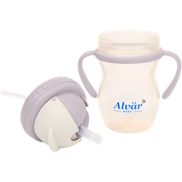 Tasse d'apprentissage Alvär - Gobelet avec paille 275ml