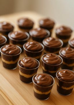 Shots de chocomanjar 