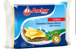 Cheddar Cheese Slice Anchor 200g/ 12pcs x 24pkt