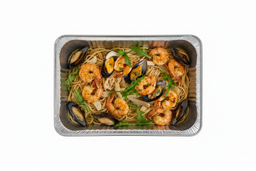 Seafood Aglio e Olio Spaghetti (Party Set for 15 Pax)