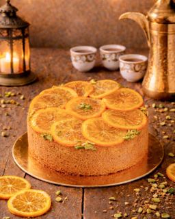 Orange Cardamom Pistachio Cake 1.5kg