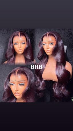 Rubis Muse | L'Icône du Raw Hair Burgundy 24"pouces 