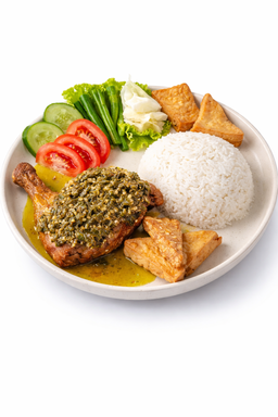 Ayam Penyet Sambal Hijau