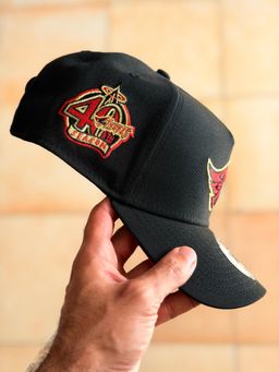 New Era 9Forty -   Anaheim Angels 40th Anniversary Black and Red