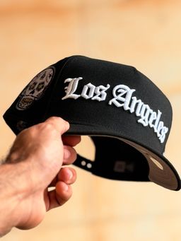 New Era 9Fifty A-Frame -  Los Angeles Dodgers Skull Black Prime Edition 