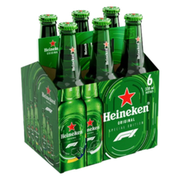 Heineken Beer Bottles 6 Pack
