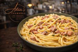 Creamy Duck Bacon Spaghetti