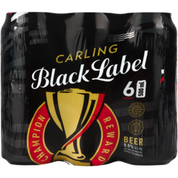 Carling Black Label Beer 6 Pack