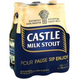 Castle Milk Stout Beer 6 Pack