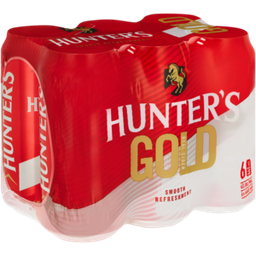 Hunter's Gold Cider  6 Pack