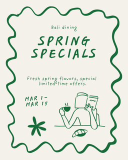 Spring specials