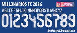 Font Vector Millonarios FC 2026 kit