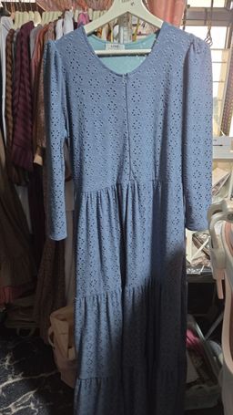 PL LOVE BY NINA ZAZALI Eyelet Dress