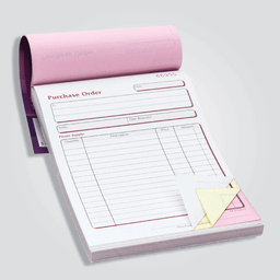 NCR Receipts Pads (1 ply, single color)