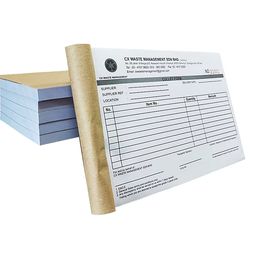 NCR Receipts Pads (3 ply, color)