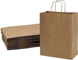 Kraft Paper Bags (320 × 280 × 150 mm)