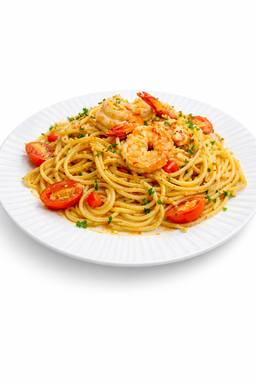 Aglio Olio Prawn Spaghetti