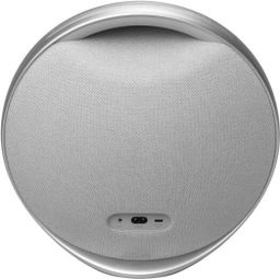 Harman Kardon Onyx Studio 9 Portable Speaker, 50W RMS Output Power, 1x 120mm Woofer, 3x 20mm Tweeter, Bluetooth 5.3 Connectivity, Type-C Port, Gray 