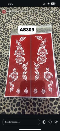 Henna Stencils high quality 