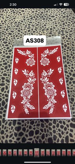 Henna Stencils high quality 