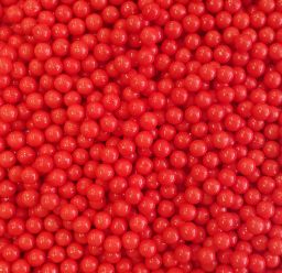 3699 BEADS RED 6MM EDIBLE