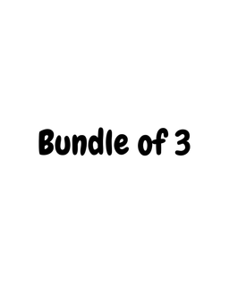 Bundle of 3 