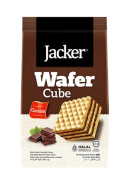 Jacker Wafer Cube Chocolate 80gms