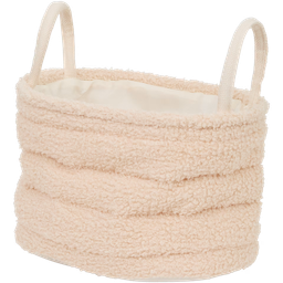 Panier de rangement en peluche 32x22x21 cm