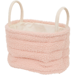 Panier de rangement en peluche 32x22x21 cm