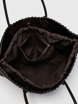 Zara wooden tote bag 