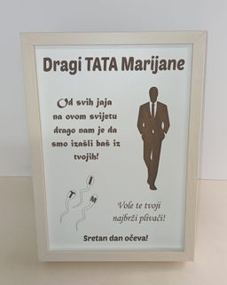 Personalizirani gravirani okvir