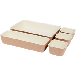 Bacs de rangement lot de 5 pièces