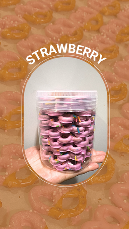 Strawberry Pretzels
