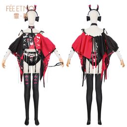 Feimu Crossline Melody Cosplay Patent Cut-Out Lingerie Set ZY62