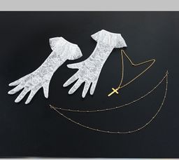 Feimu Holy Sister Cut-Out Cosplay Bodysuit Set Q12