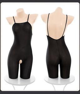 Feimu Dark Night Nun Open-Crotch Bodysuit Set 6231