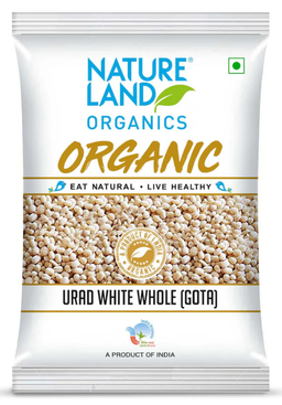 Nature Land Urad White Whole 500g